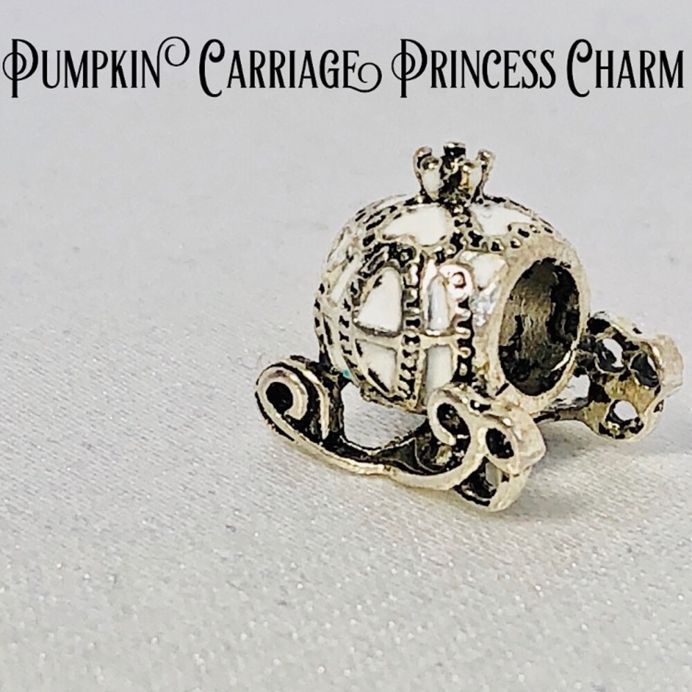 Pumpkin Carriage Princess Charm Bracelet